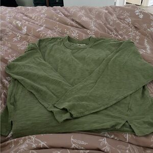 Green Long Sleeve Shirt - Madewell